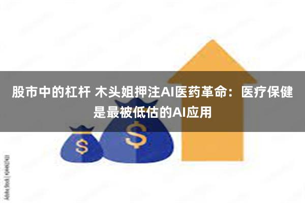 股市中的杠杆 木头姐押注AI医药革命：医疗保健是最被低估的AI应用