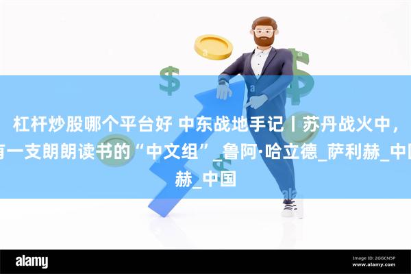 杠杆炒股哪个平台好 中东战地手记丨苏丹战火中，有一支朗朗读书的“中文组”_鲁阿·哈立德_萨利赫_中国