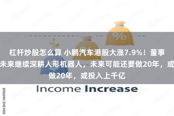 杠杆炒股怎么算 小鹏汽车港股大涨7.9%！董事长何小鹏：未来继续深耕人形机器人，未来可能还要做20年，或投入上千亿